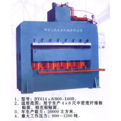 三聚氰胺貼面熱壓機價格,、型號、用途信息