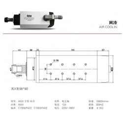 風(fēng)冷電主軸廠家直銷,，價格優(yōu)惠,，質(zhì)量有保障，選濟(jì)南星林