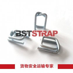 BSTSTRAP金屬沖壓式回形扣鋼絲鍍鋅環(huán)形打包扣32mm