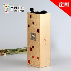 廠家定做高檔紅酒禮品盒 折疊包裝盒 ,、精裱工業(yè)板禮盒專業(yè)定制